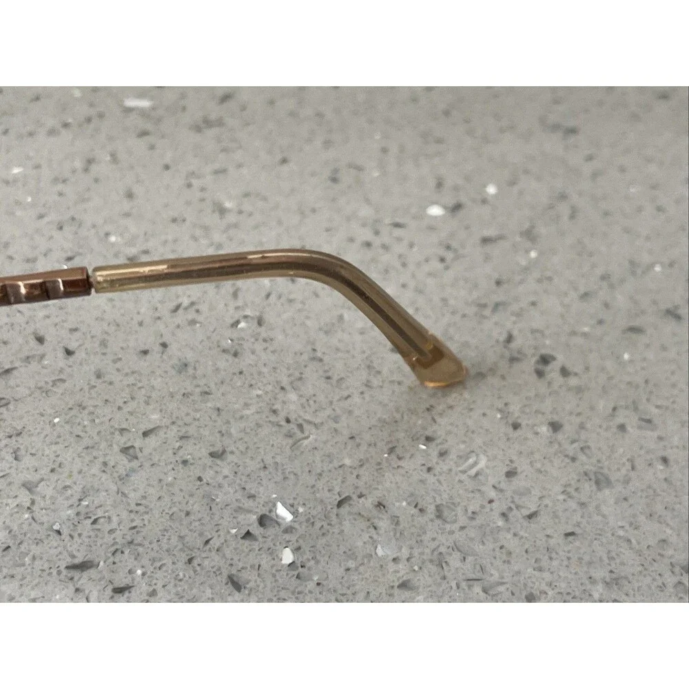 Silver Dollar Eyeglasses Frames Cafe 374 #1 Bronze brown Rectangle 52-17-135